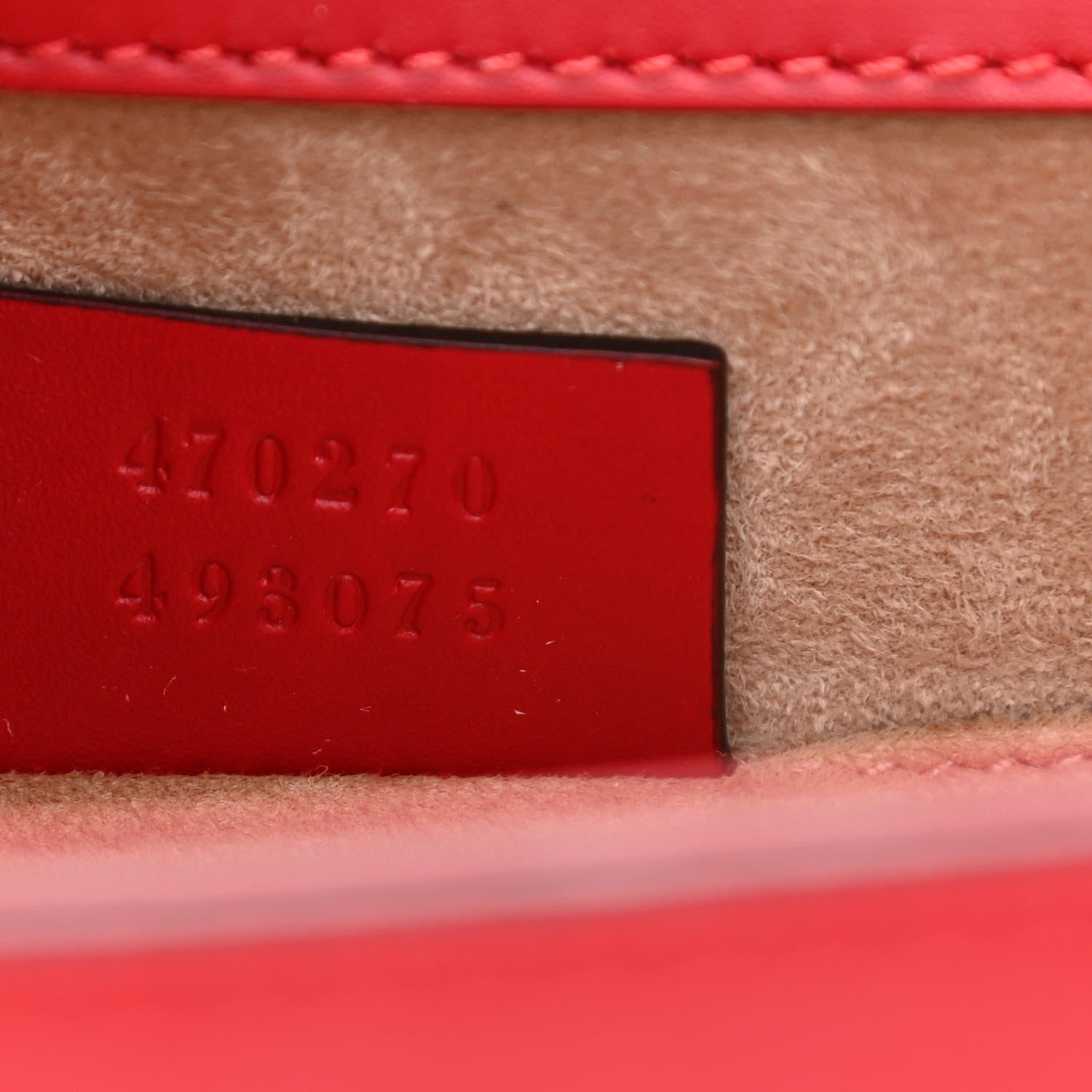 Gucci Calfskin Mini Sylvie Top Handle Bag Hibiscus Red 8 of 12