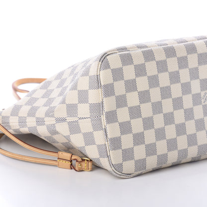 Louis Vuitton Damier Azur Neverfull MM 8 of 9