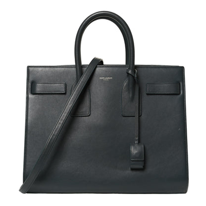 Saint Laurent Calfskin Small Sac De Jour Dark Green 1 of 10