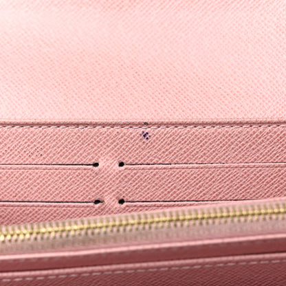 Louis Vuitton Damier Ebene Sarah Wallet NM Rose Ballerine 12 of 18