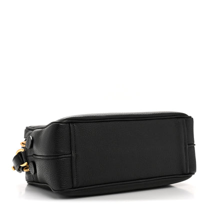 Prada Vitello Daino Medium Double Zip Shoulder Bag Black 4 of 12