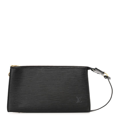 Louis Vuitton Epi Pochette Accessories 24 Black 1 of 10