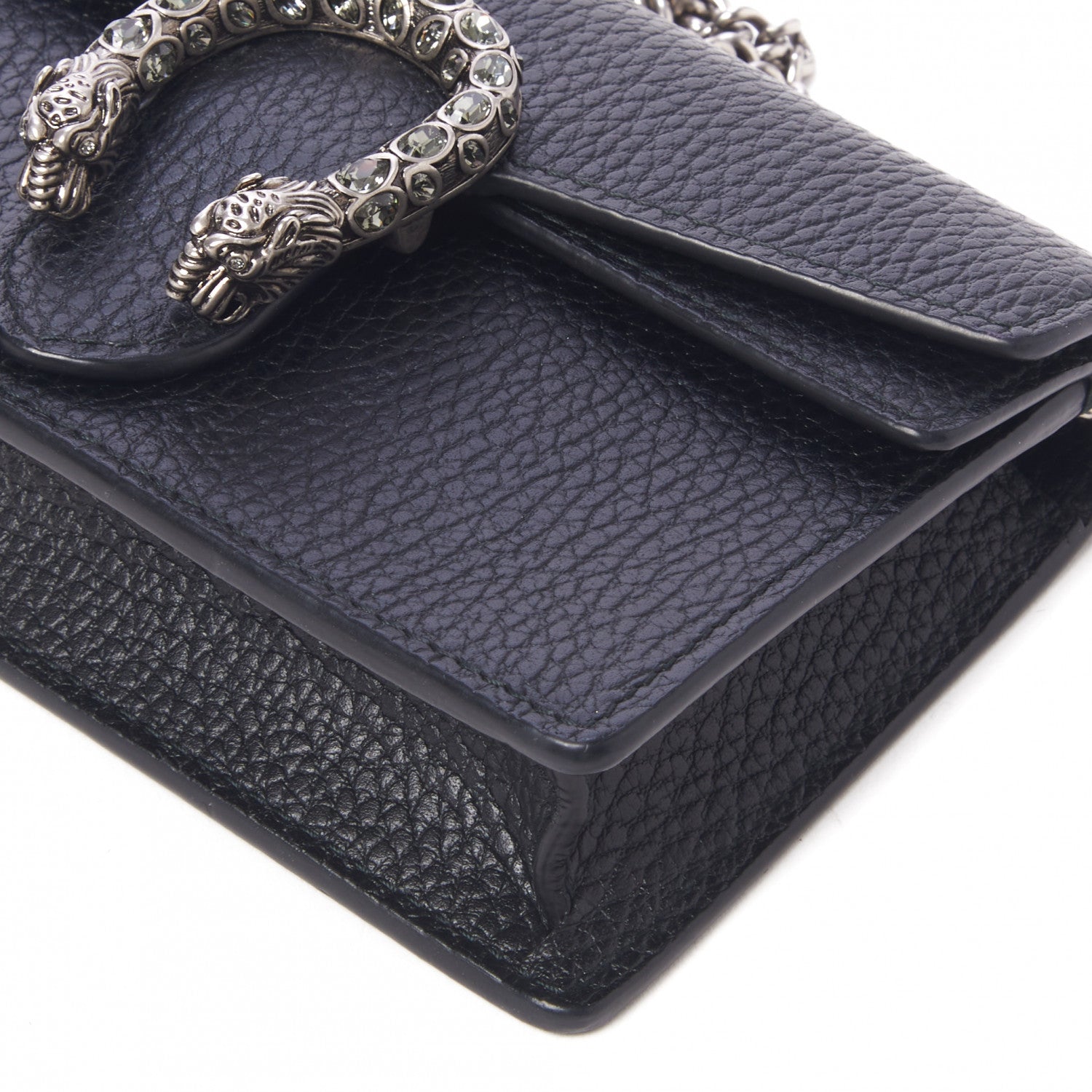 Gucci Calfskin Super Mini Dionysus Shoulder Bag Black 5 of 8