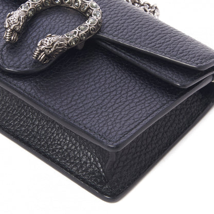 Gucci Calfskin Super Mini Dionysus Shoulder Bag Black 5 of 8