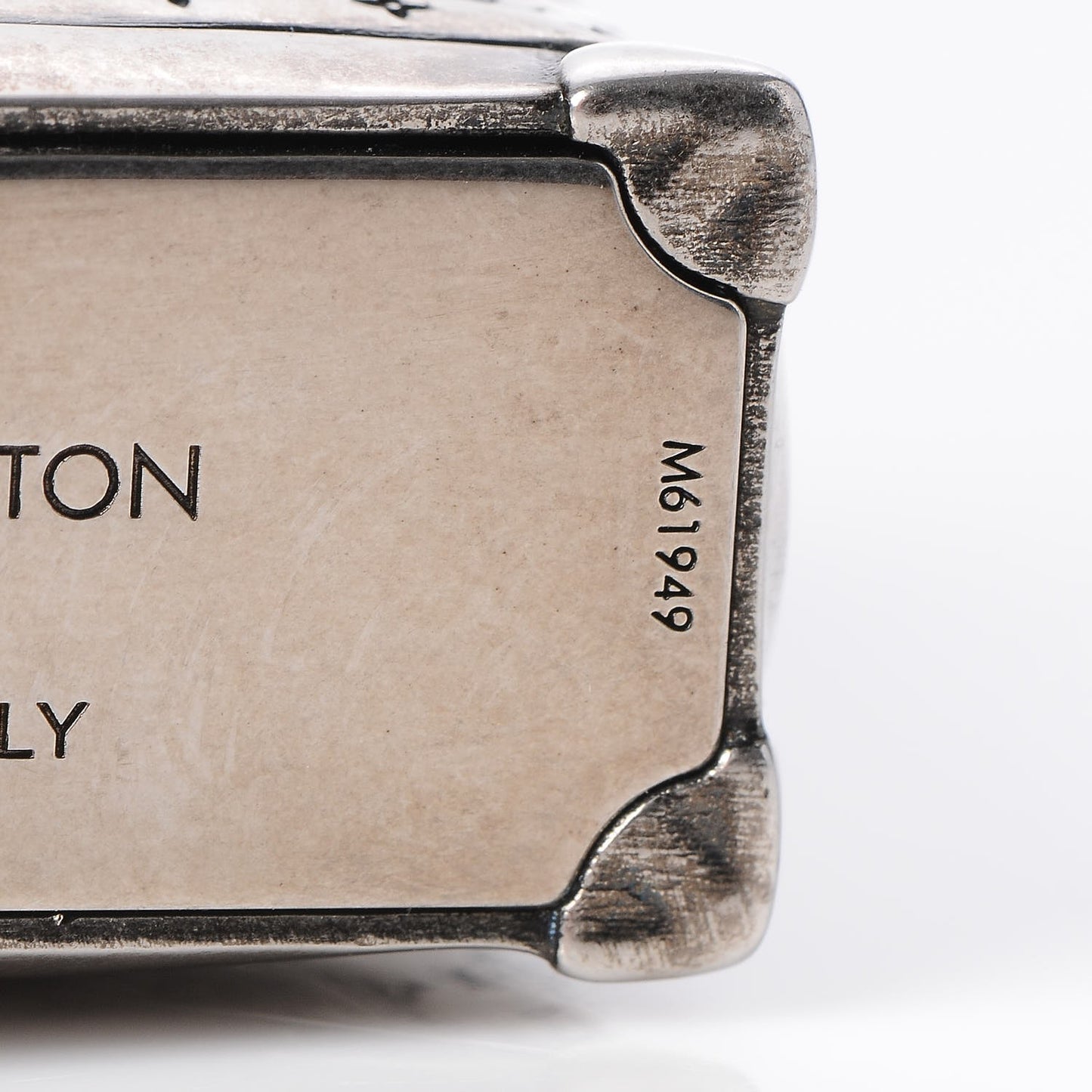 Steamer Bag Charm Key Holder Silver
