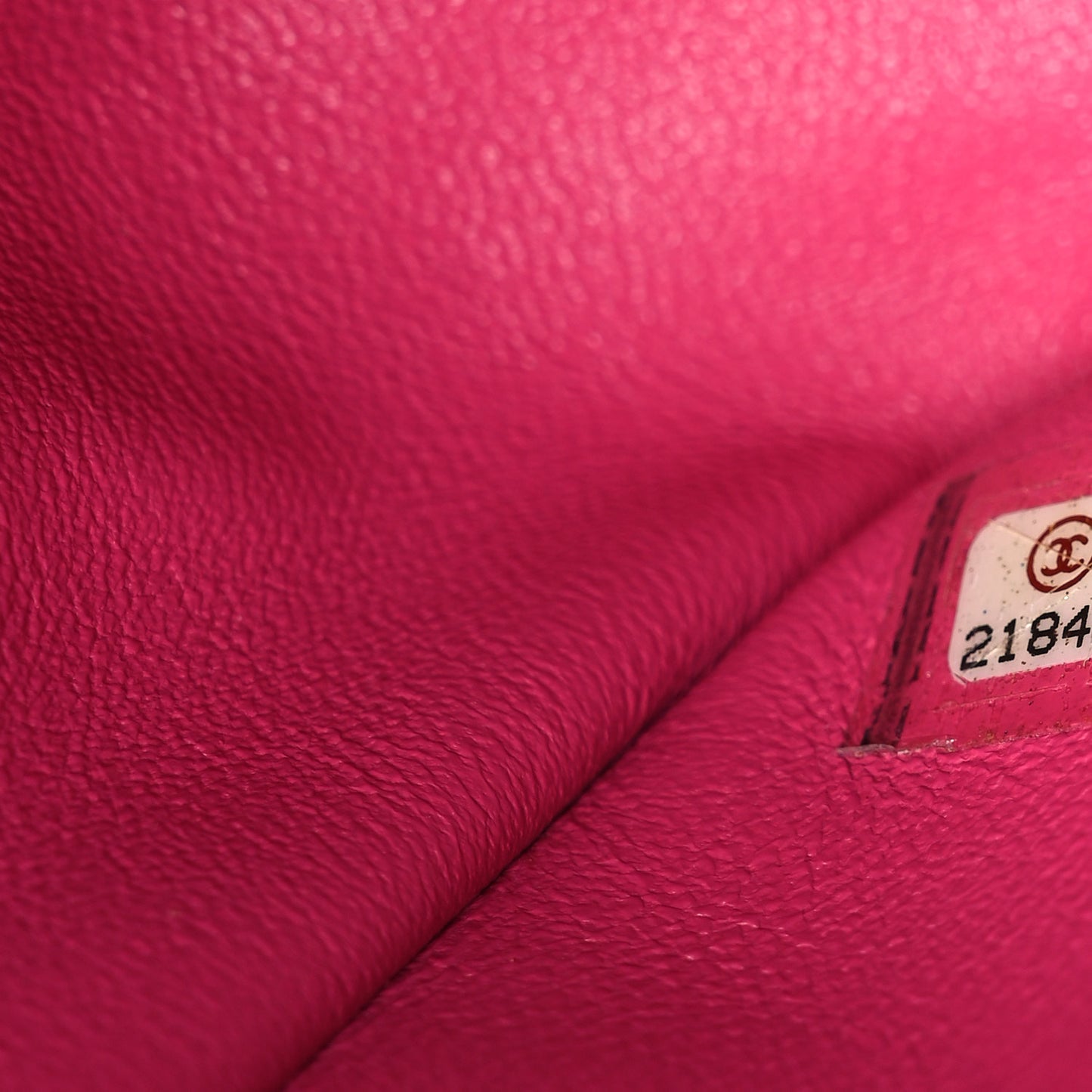 Lambskin Quilted Mini Square Flap Pink