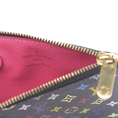 Louis Vuitton Monogram Multicolor Key Pouch Black Grenade 6 of 6