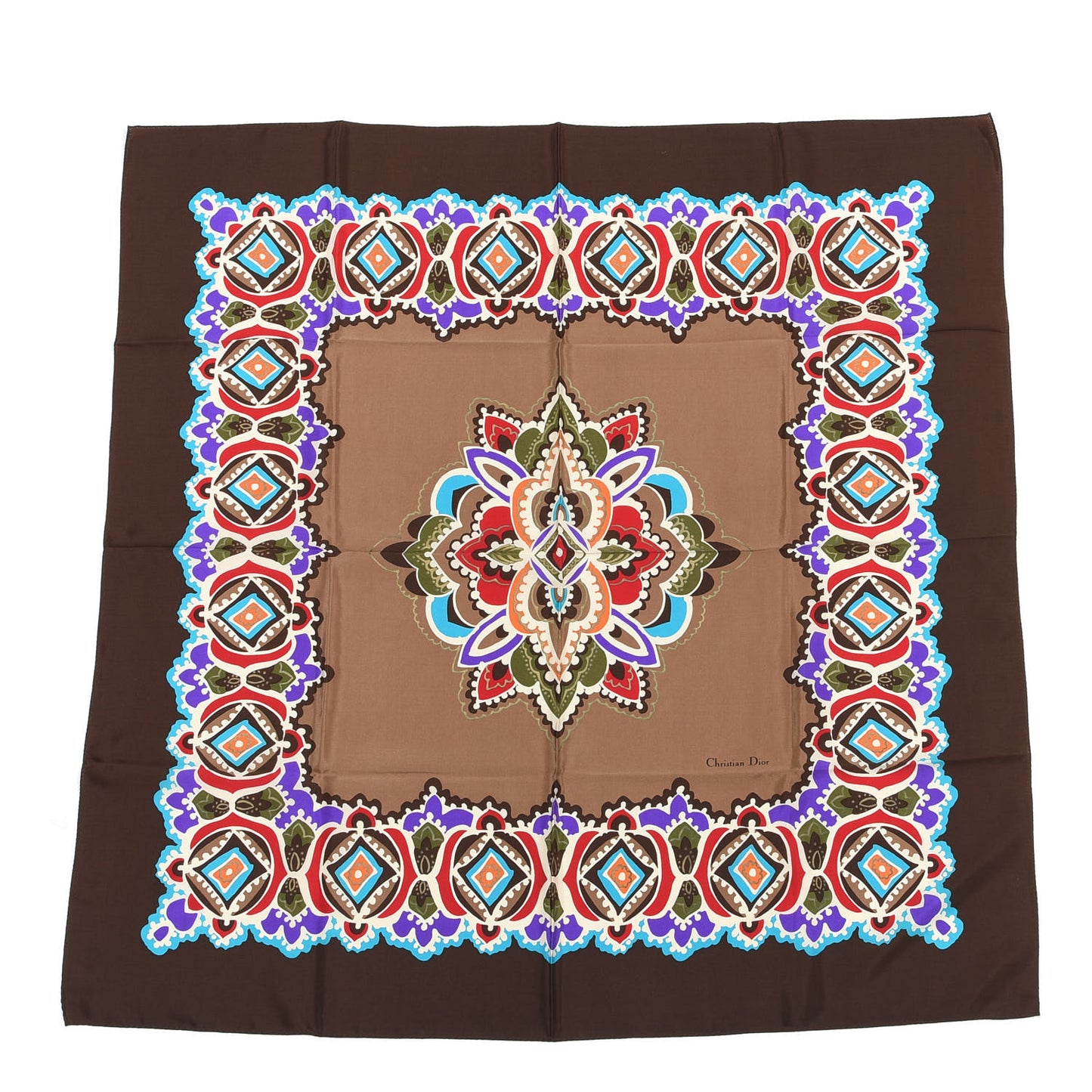 Silk Square Scarf Mulicolor