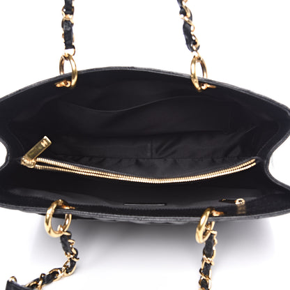 Chanel Caviar Quilted Grand Shopping Tote GST Black 5 of 11