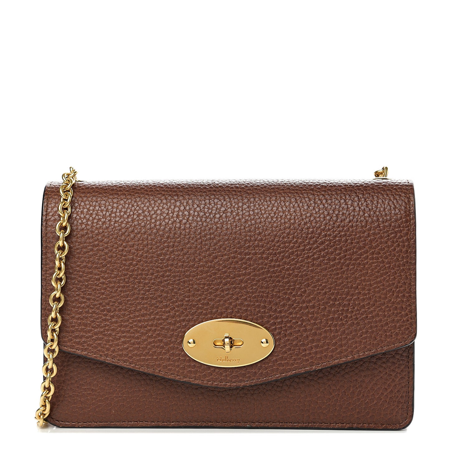 Small Classic Grain Calfskin Small Darley Oak