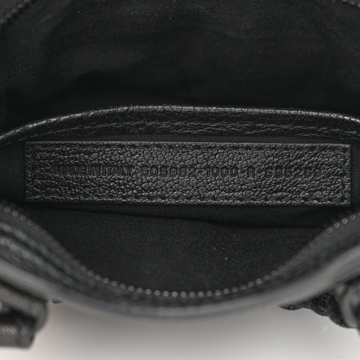 Chevre Black Metallic Edge Hardware Mini City Black