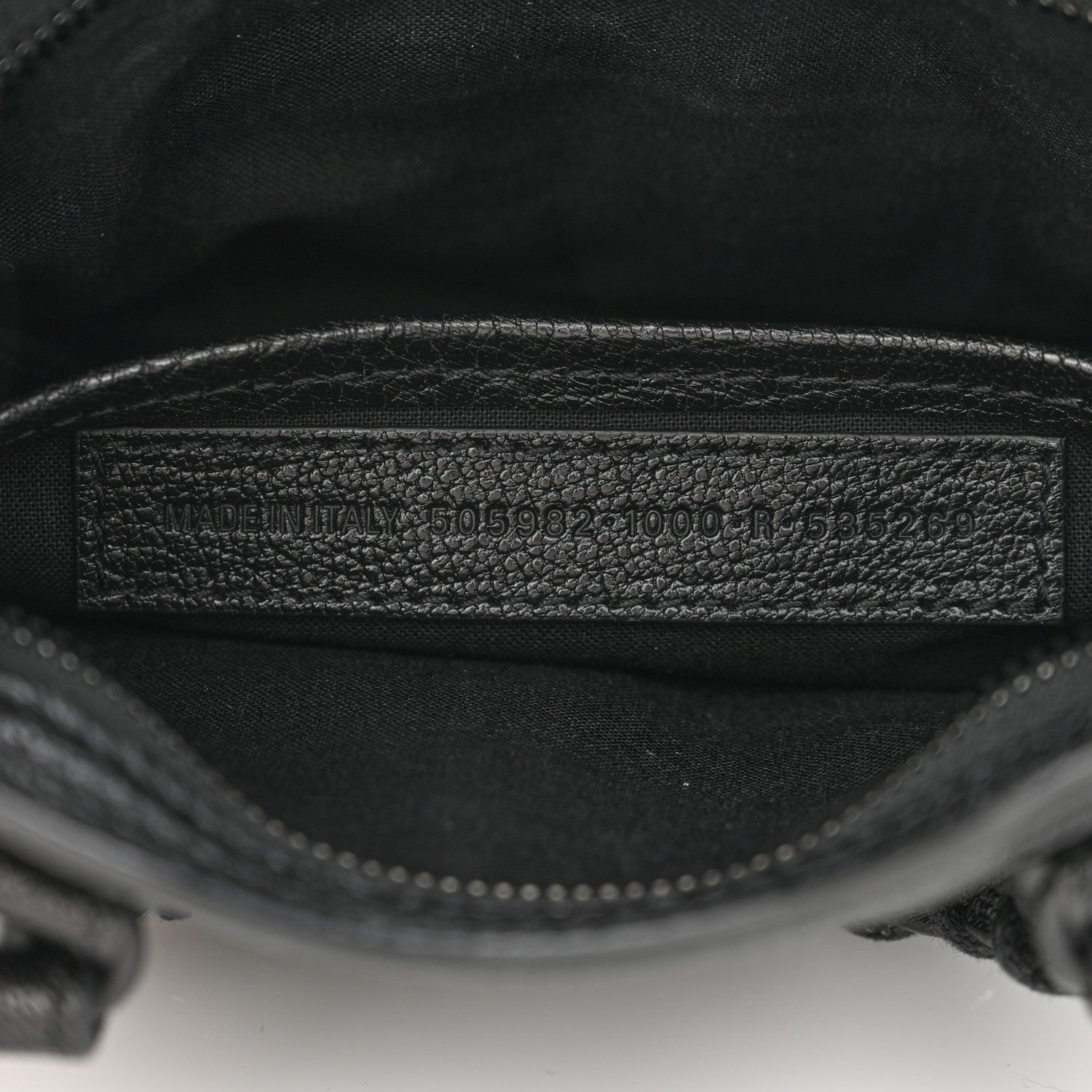 Balenciaga Chevre Black Metallic Edge Hardware Mini City Black 6 of 10