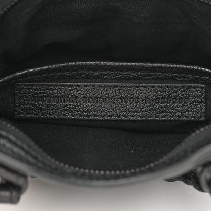 Balenciaga Chevre Black Metallic Edge Hardware Mini City Black 6 of 10