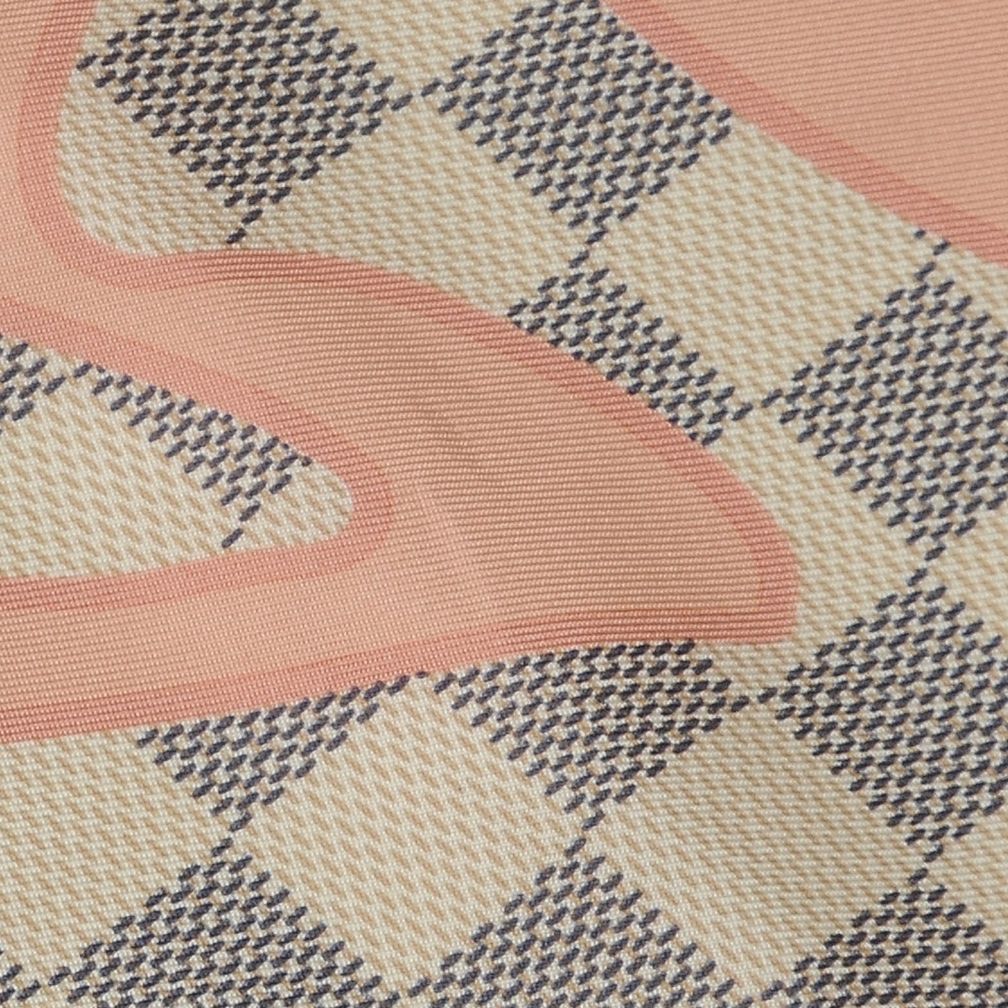 Silk Damier Azur Tahitienne Square Scarf