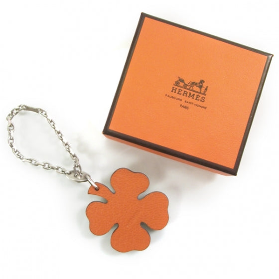 Leather Lucky Clover Key Chain