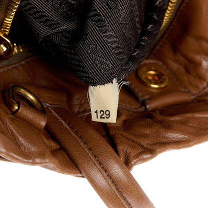 Prada Nappa Antique Bow Bag Cocco 7 of 10