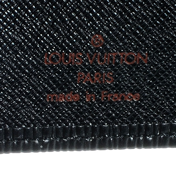 Louis Vuitton Epi Continental French Purse Wallet Black 3 of 9
