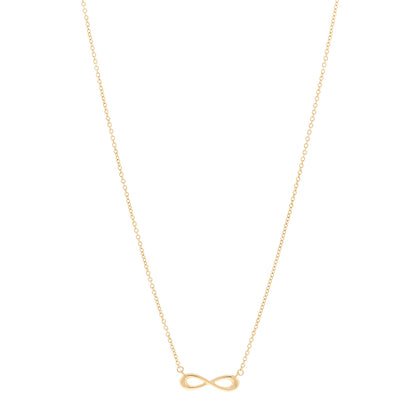 Tiffany 18K Yellow Gold Infinity Pendant Necklace 1 of 4