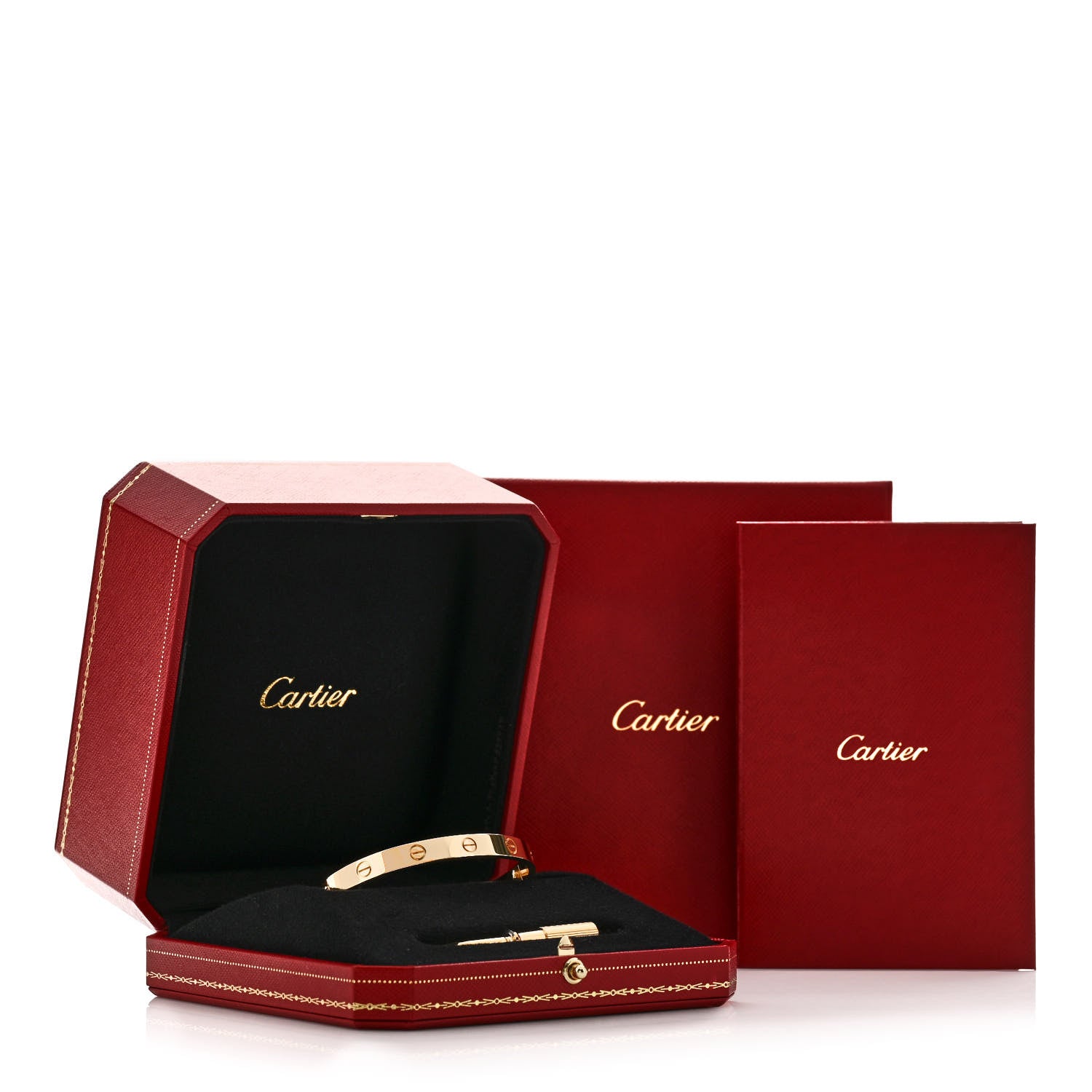 Cartier 18K Yellow Gold LOVE Bracelet 17 6 of 6