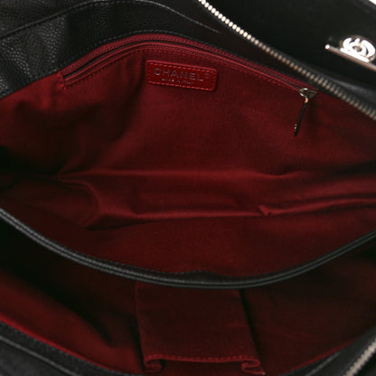 Chanel Caviar CC Timeless Shoulder Bag Black 5 of 10