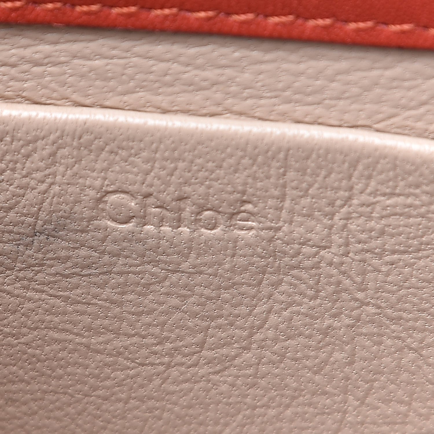 Chloe Calfskin Lambskin Small Quilted Studded Nile Bracelet Minaudiere Bag Sepia Red 6 of 12