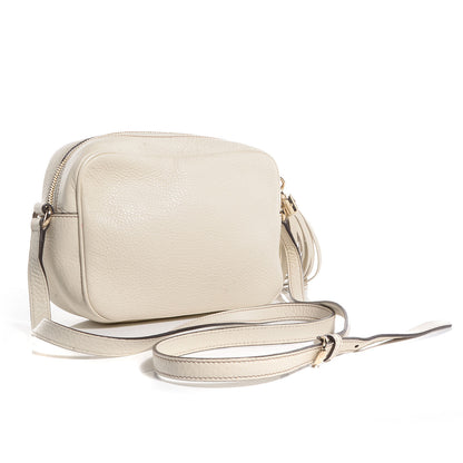 Gucci Pebbled Calfskin Small Soho Disco Bag Off White 3 of 8