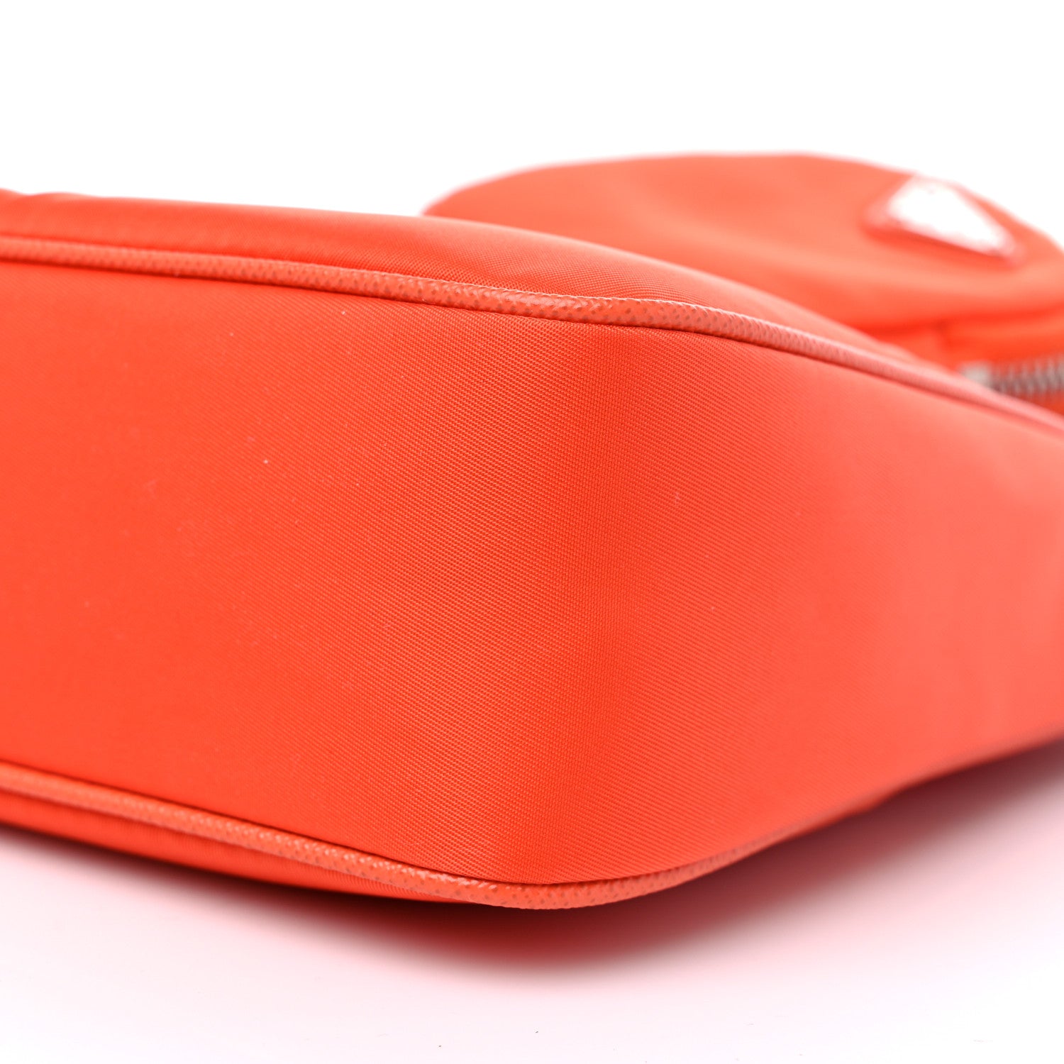 Prada Re-Nylon Saffiano Re-Edition 2005 Shoulder Bag Arancio 8 of 8
