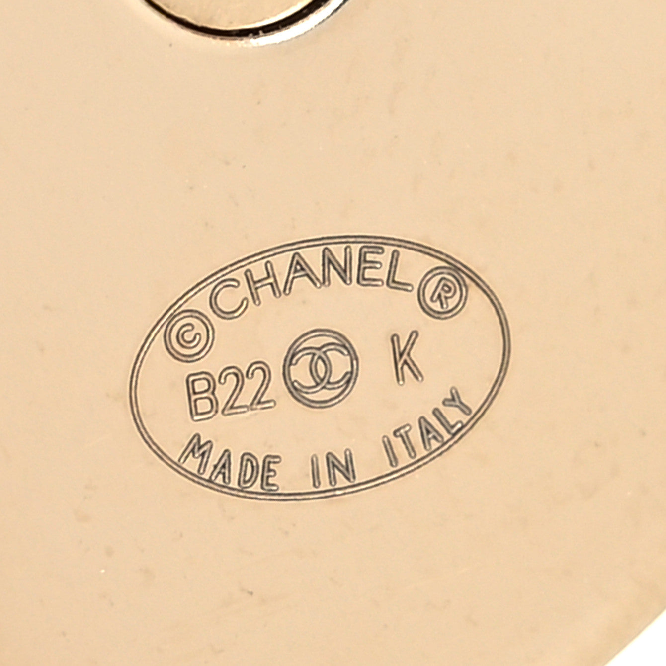 Chanel Lambskin CC Heart Earrings Black Gold 4 of 4