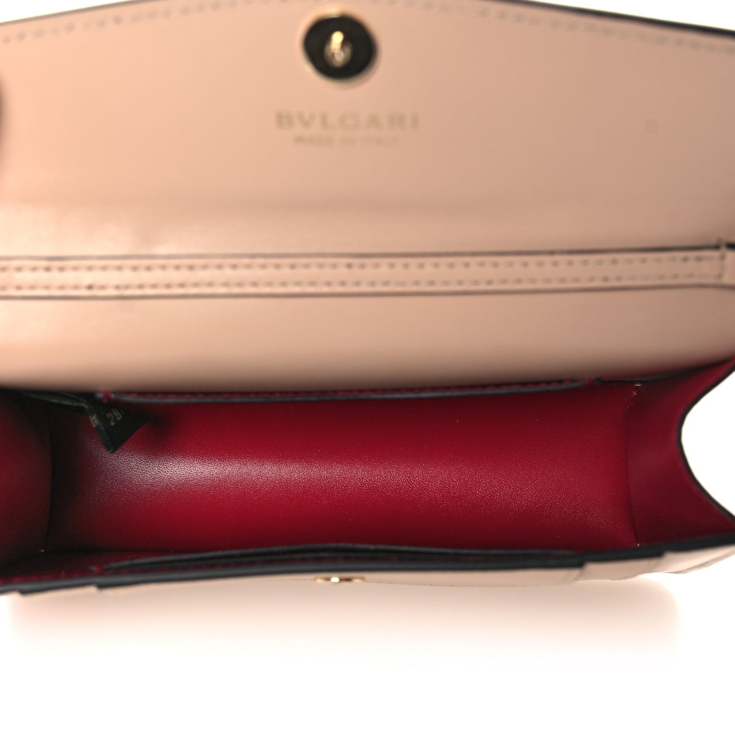 Calfskin Mini Serpenti Forever Flap Clutch Light Pink