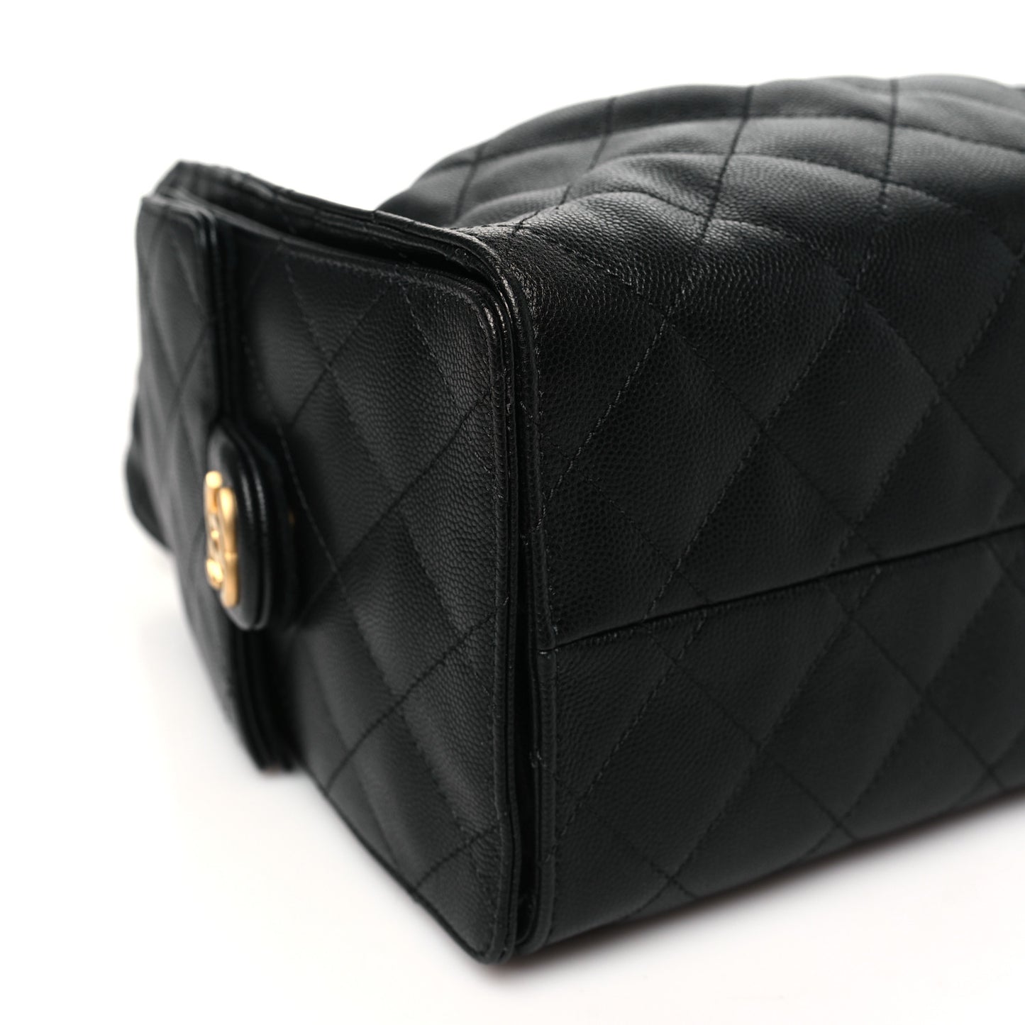 Caviar Quilted Small Chanel 25 Handbag Black
