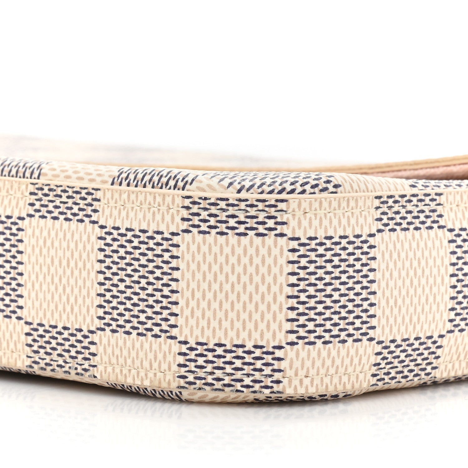 Louis Vuitton Damier Azur Pochette Felicie Chain Wallet Rose Ballerine 10 of 14