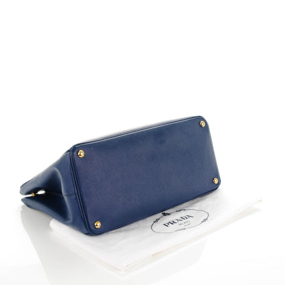 Prada Saffiano Lux Large Tote Bluette 4 of 9