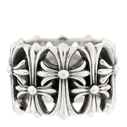 Chrome Hearts Sterling Silver Cemetery Cross Ring 67 12 1 of 5