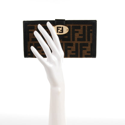 Fendi Zucca Continental Wallet Tobacco 2 of 8