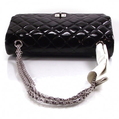 Chanel Patent Reissue Double Flap Black 5 of 9