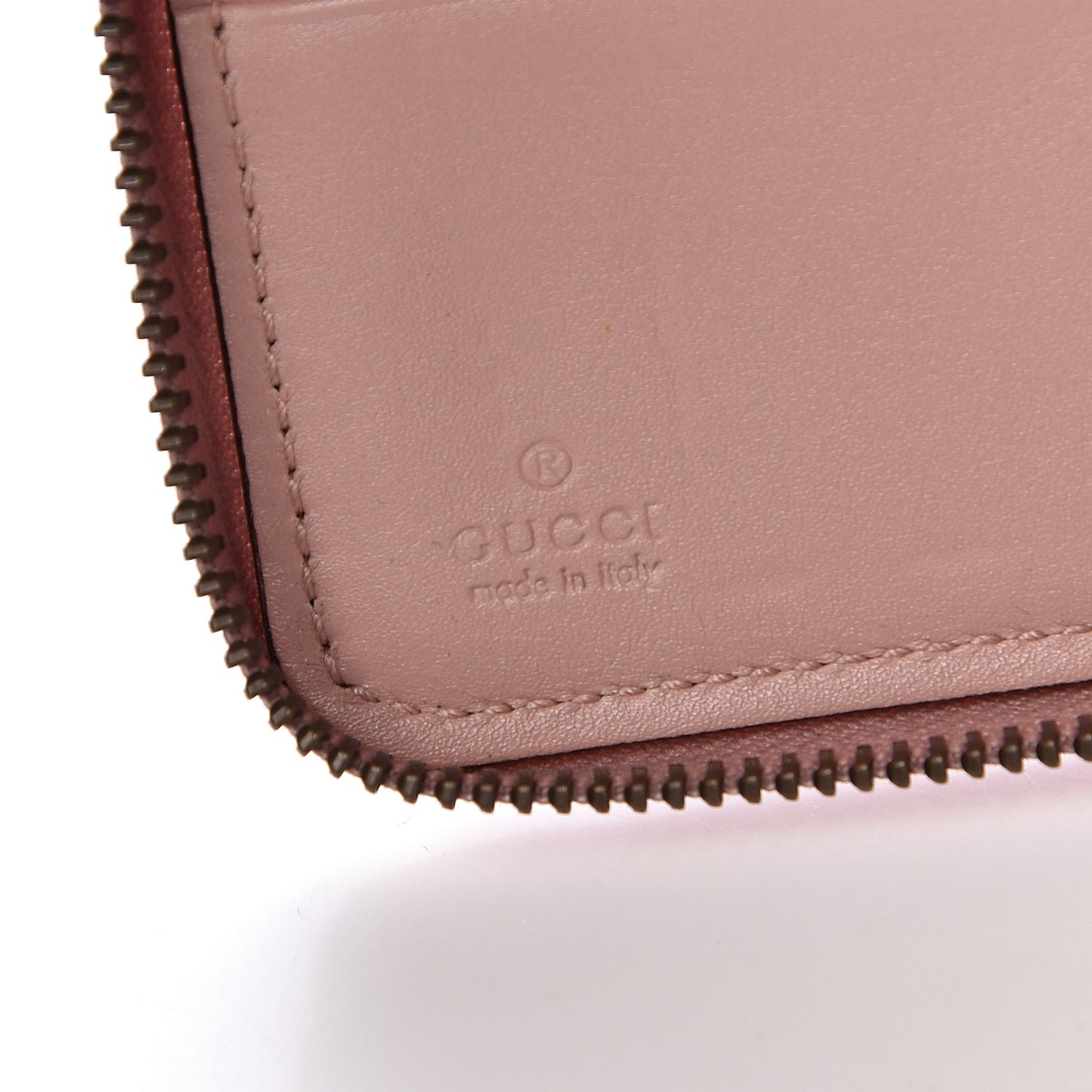 Calfskin Matelasse GG Marmont Zip Around Organizer Wallet Perfect Pink