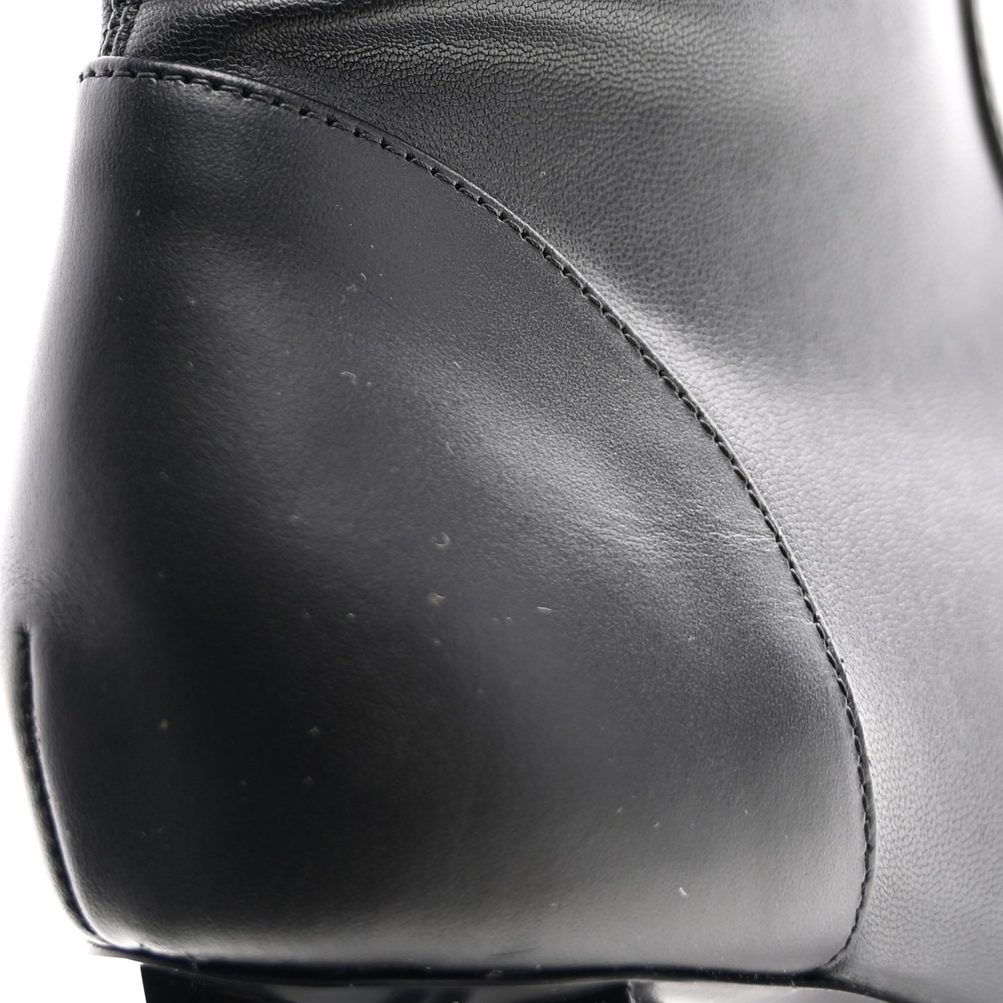 Calfskin Uniformes Silhouette Ankle Boots 36.5 Black