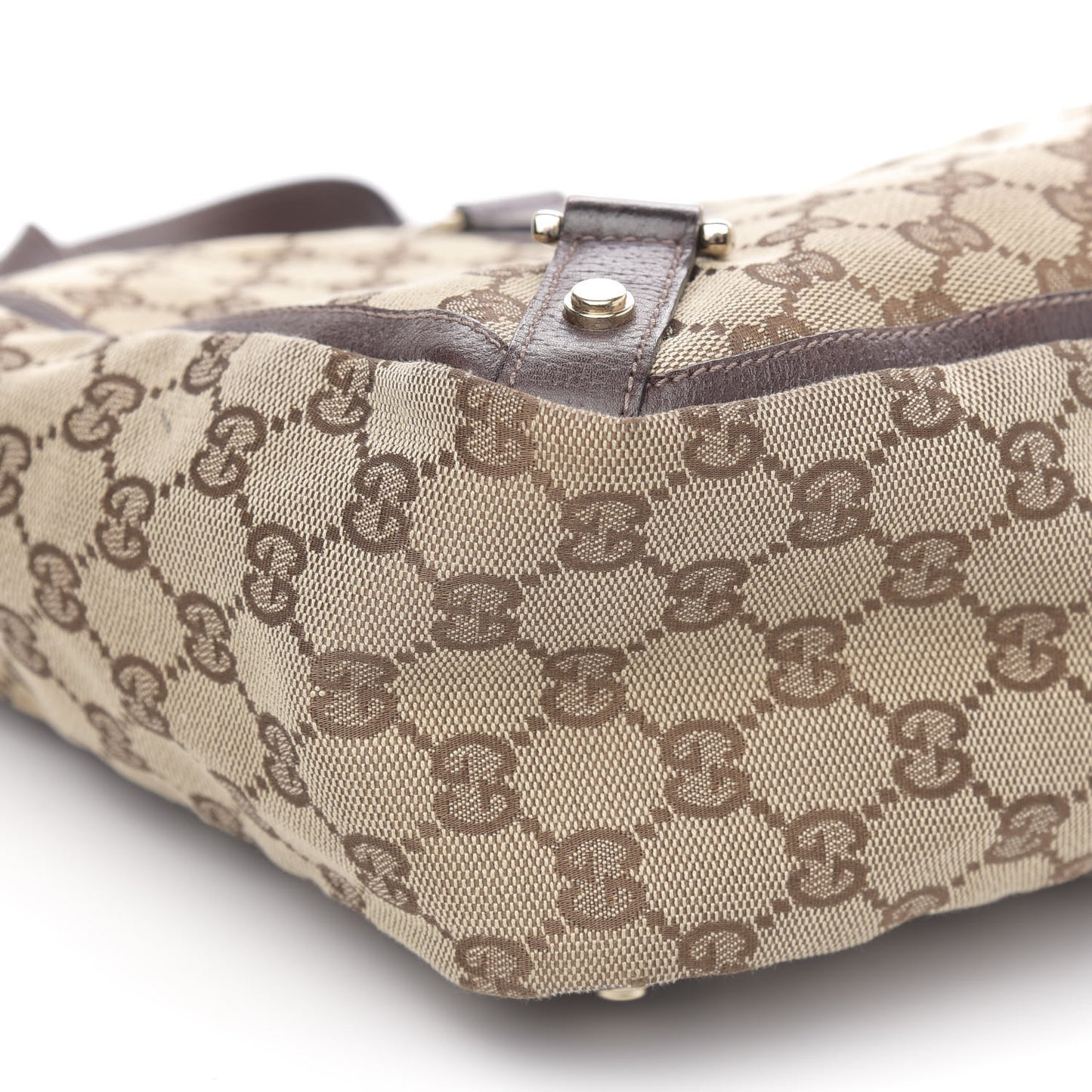 Monogram Small Abbey Tote Dark Brown