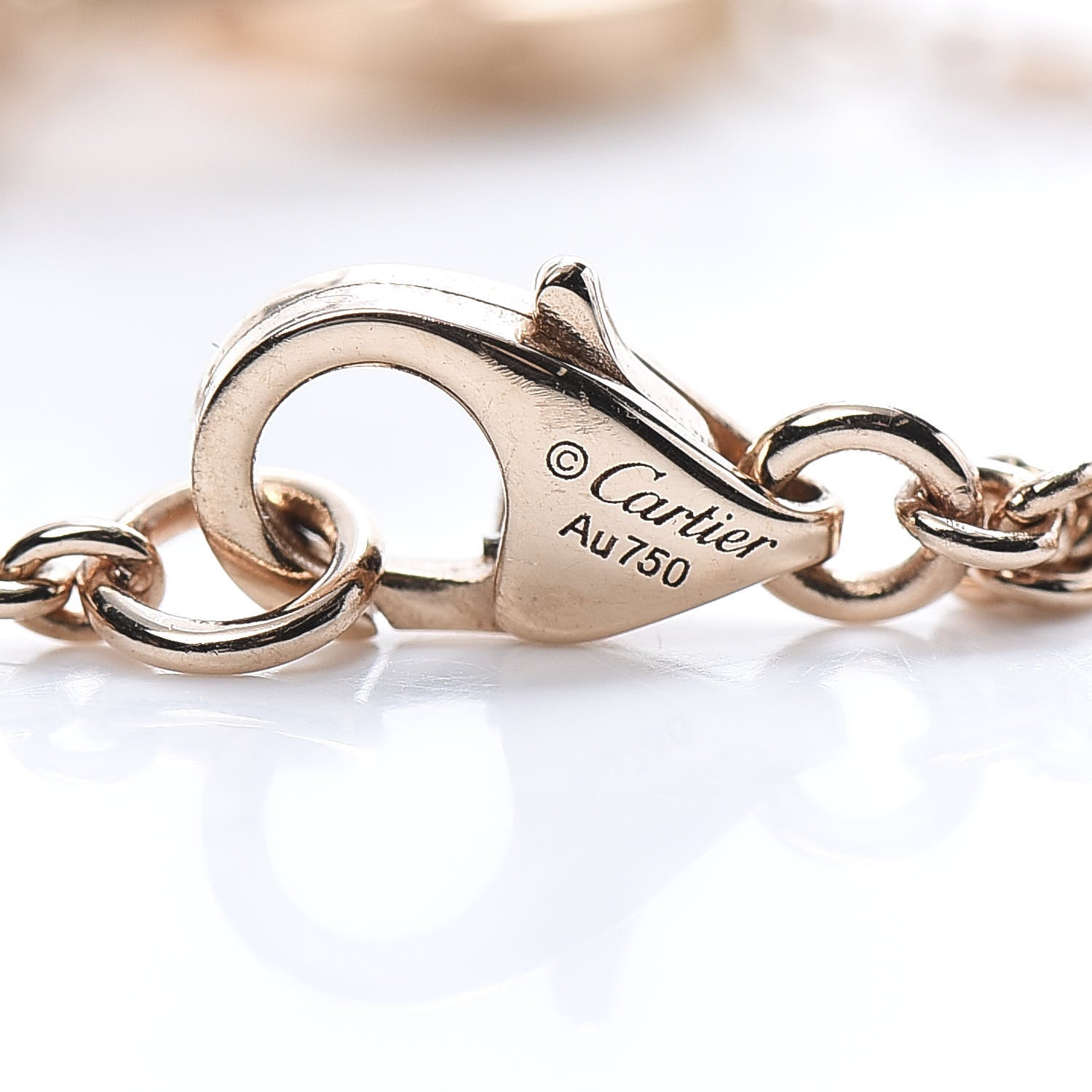Cartier 18K Pink Gold Interlocking LOVE Bracelet 4 of 6