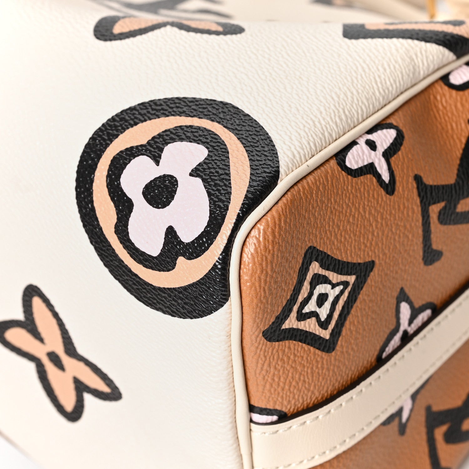 Louis Vuitton Monogram Giant Wild At Heart Speedy Bandouliere 25 Creme 9 of 11