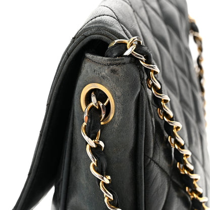 Chanel Lambskin Quilted Mini Flap Shoulder Bag Black 12 of 13
