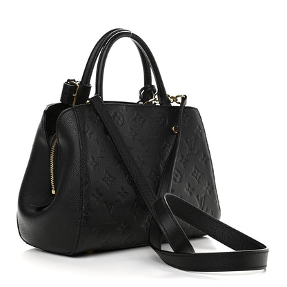 Louis Vuitton Empreinte Montaigne BB Black 3 of 8