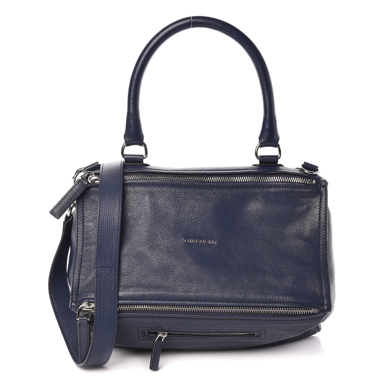Givenchy Sugar Goatskin Medium Pandora Navy 1 of 9