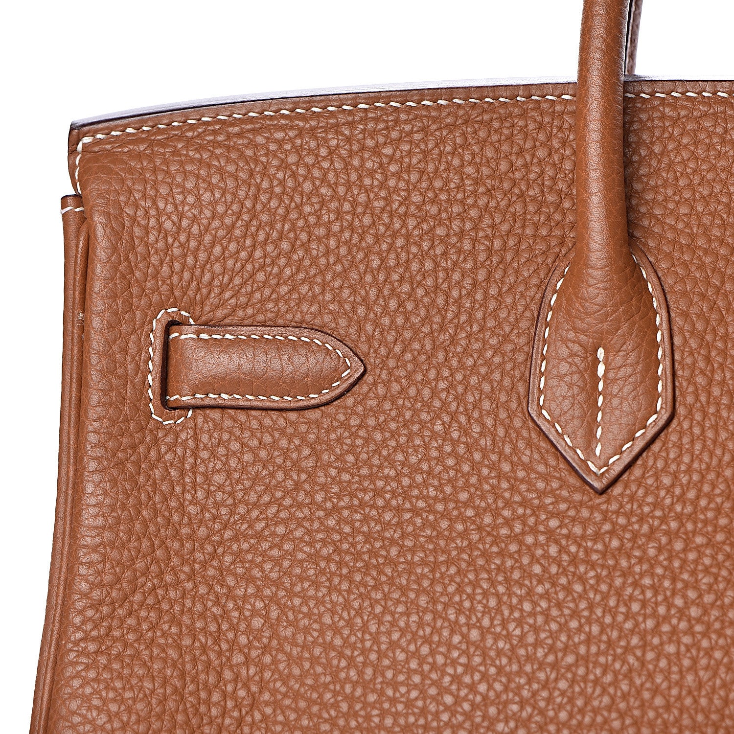 Hermes Taurillon Clemence Birkin 35 Gold 27 of 45