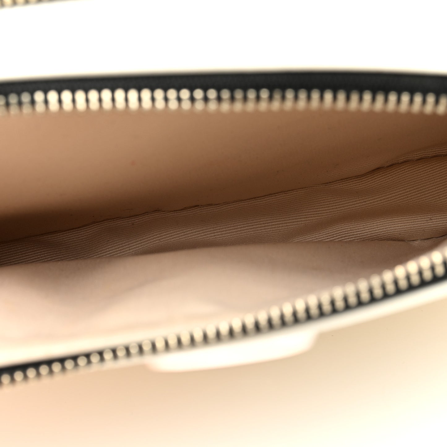 Saffiano Small Snapshot Camera Bag White