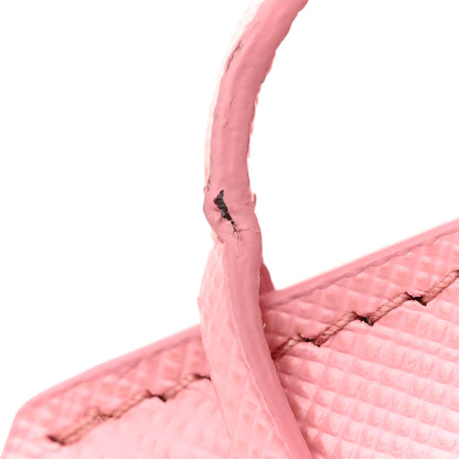 Prada Saffiano Lux Mini Re-Edition Shoulder Bag Petalo 11 of 12