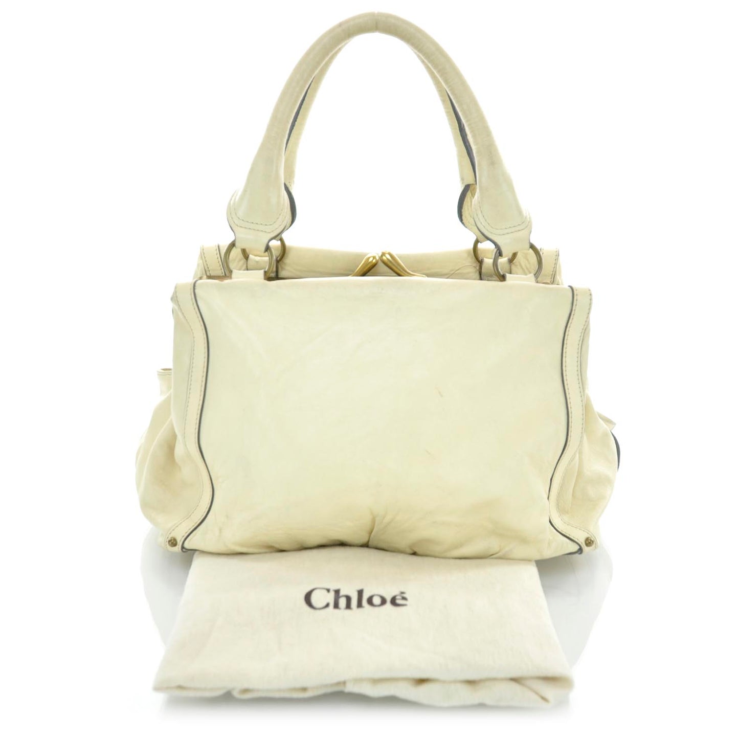 Leather Maggie Frame Satchel