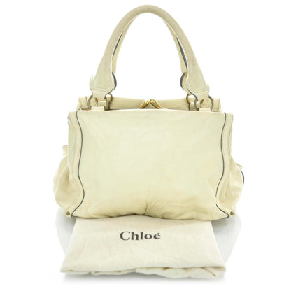 Chloe Leather Maggie Frame Satchel 3 of 11