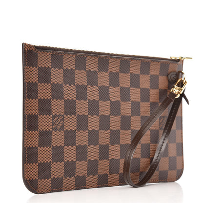 Louis Vuitton Damier Ebene Neverfull MM GM Pochette 3 of 7