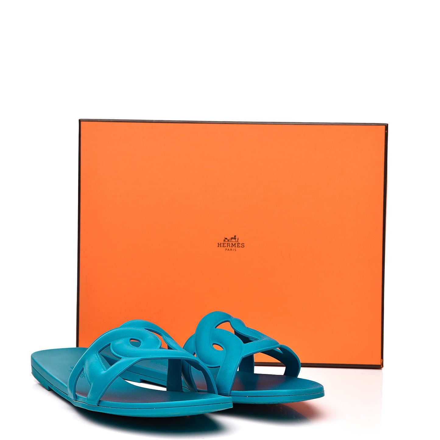 Rubber Aloha Sandals 40 Bleu Vif